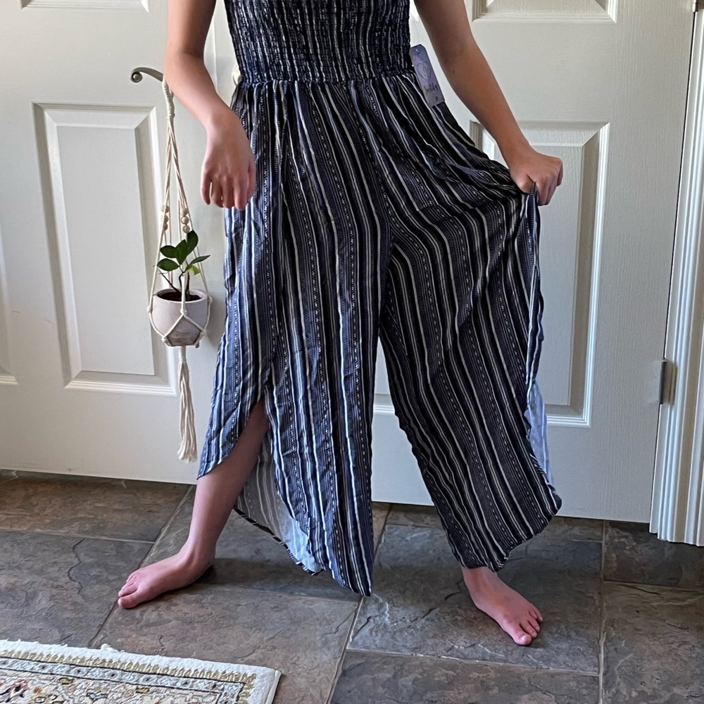 Darling pattern girl’s summer jumpsuit